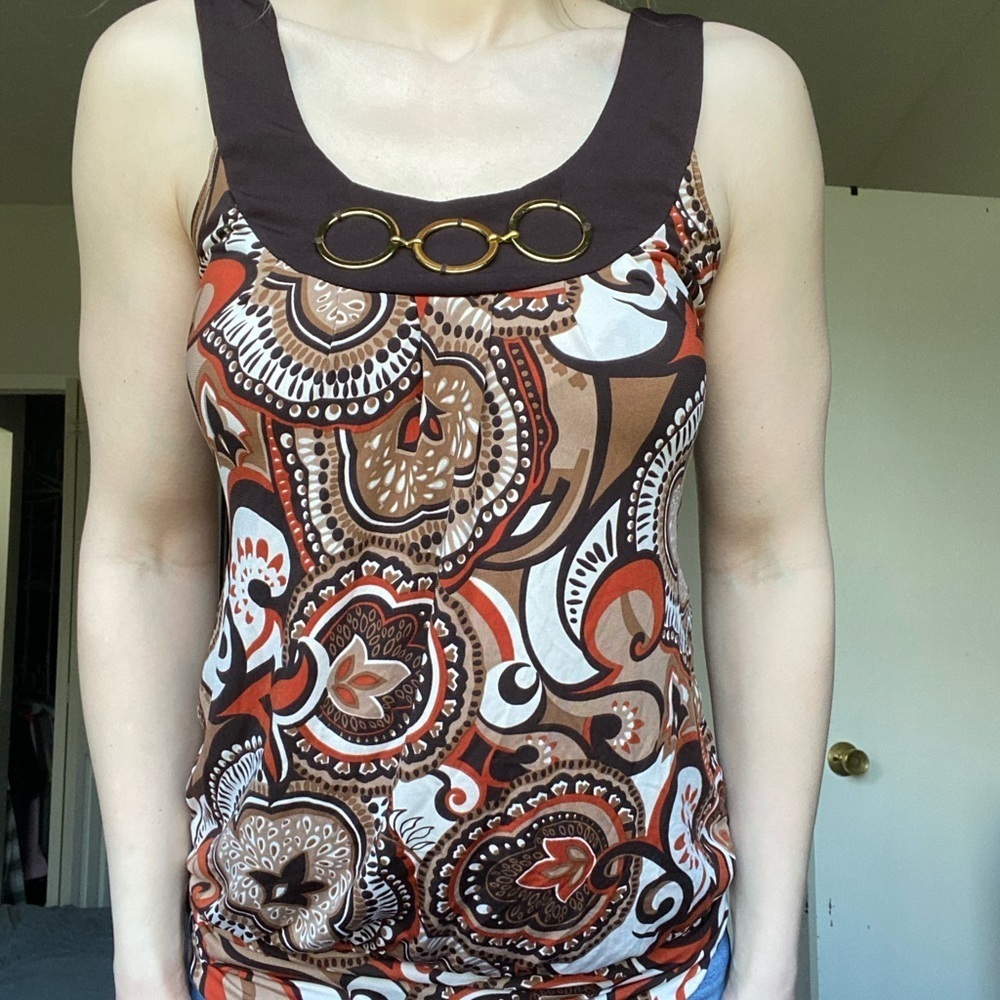 Banded tank top
